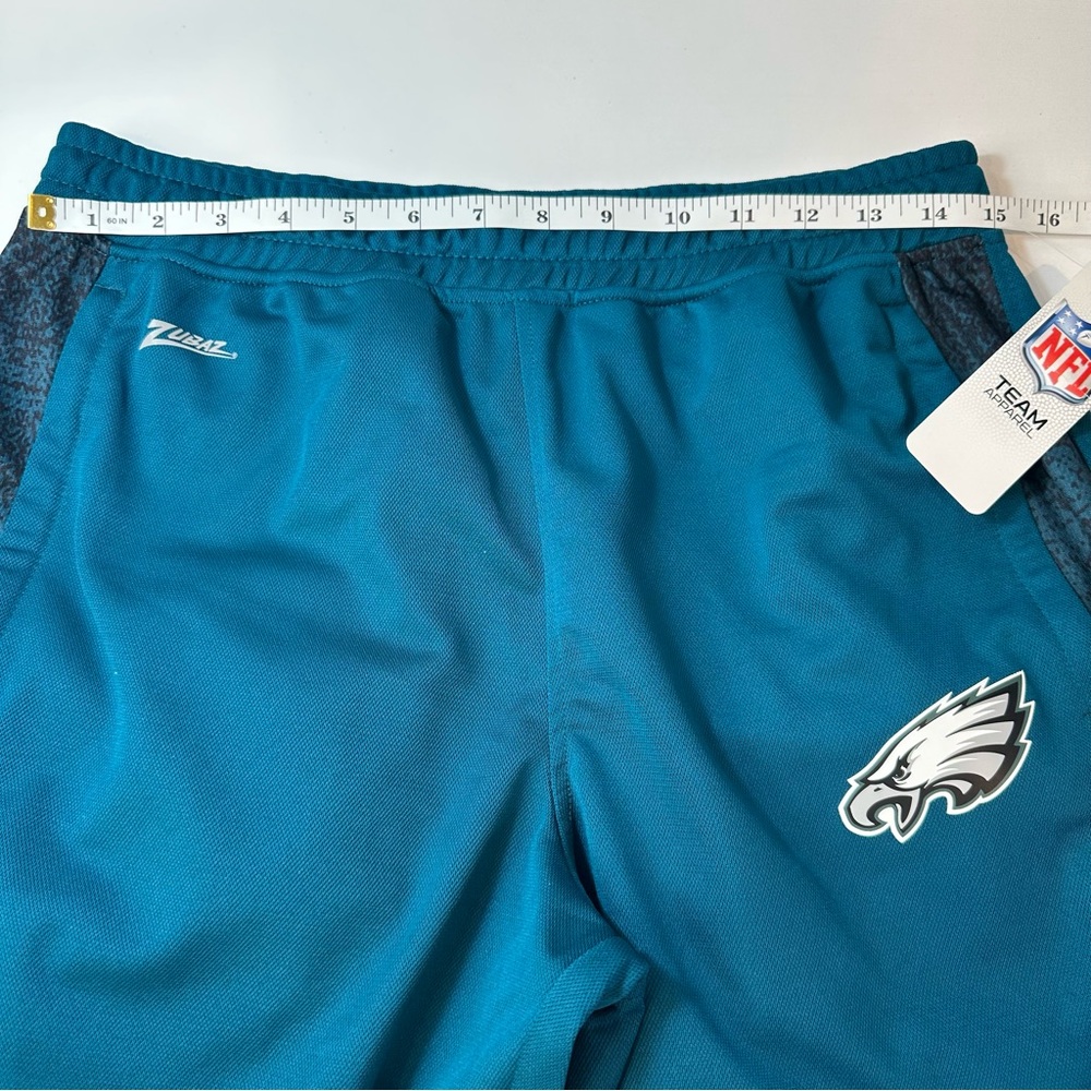 Zubaz Philadelphia Eagles Viper Accent Elevated Jacquard Track Pants Joggers - Picture 13 of 15